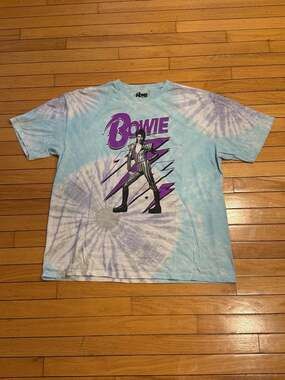 David Bowie Ziggy Stardust Tie-Dye Graphic T-Shirt